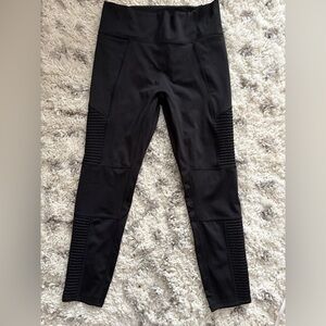 Fabletics Black Ribbed Leggings